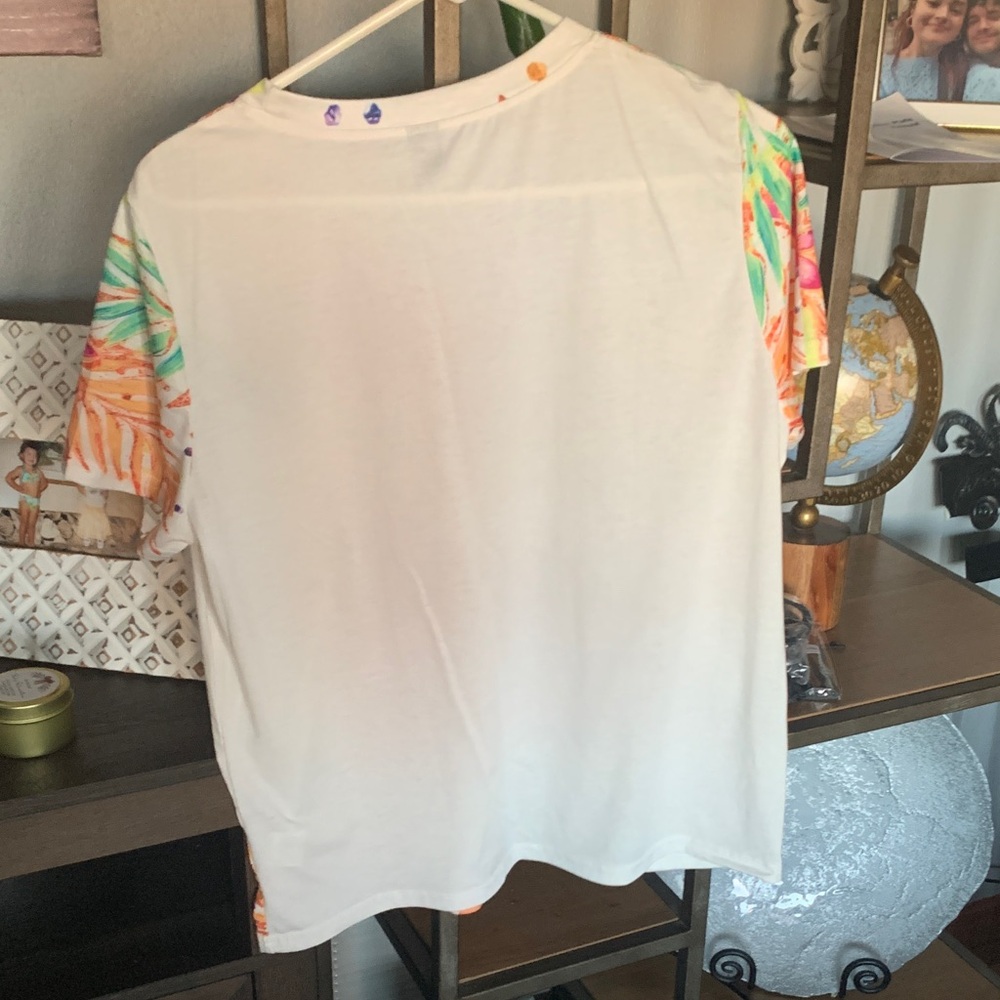 SHEIN Pink Flamingo Kids T-Shirt - Picture 3 of 3
